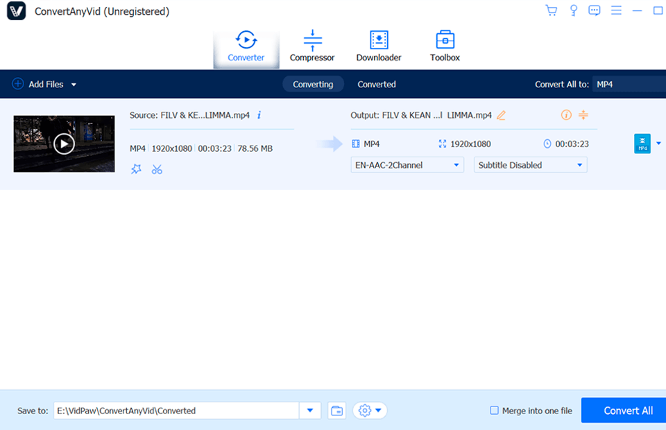 vidpaw convertanyvid batch conversion