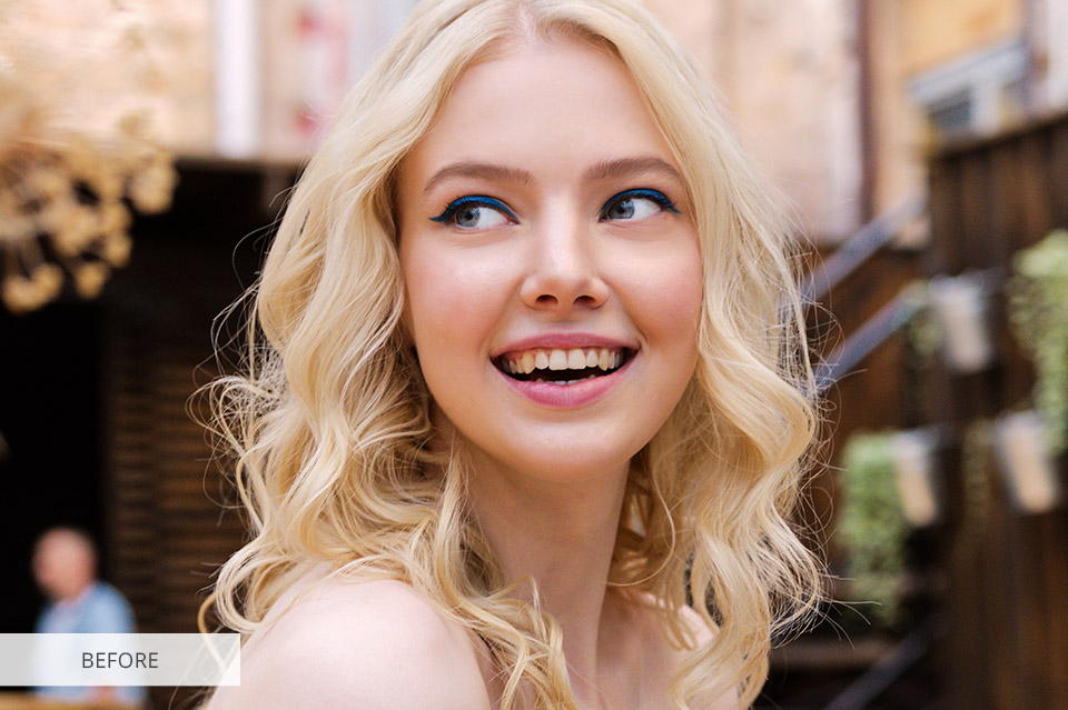 whiten teeth photoshop with sponge tool before and after