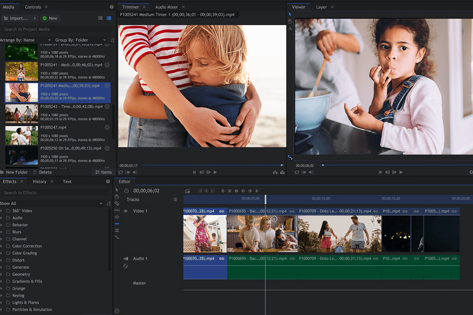 windows movie maker trailer interface