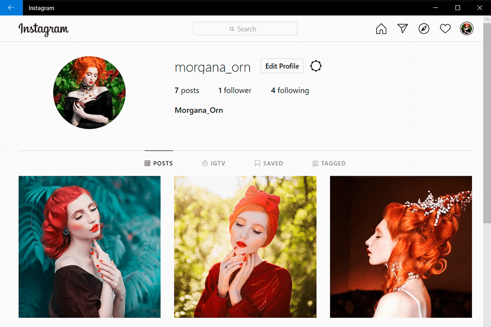 windows store instagram app