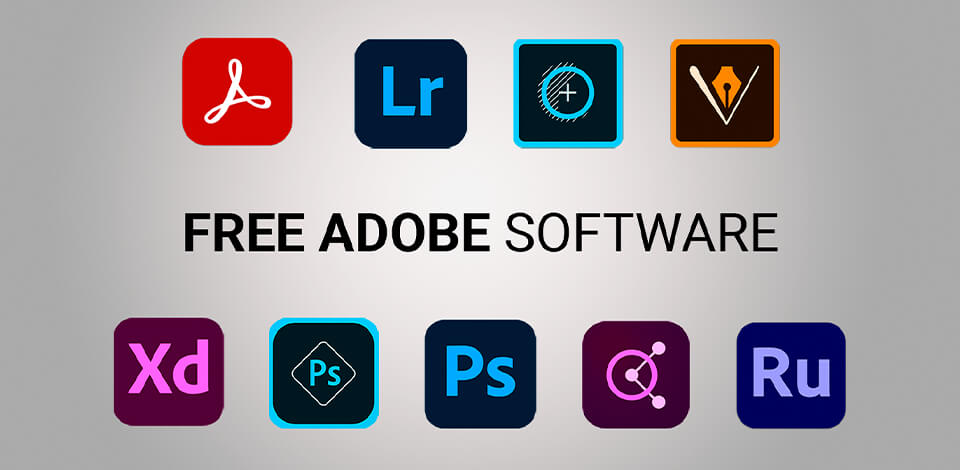 adobe software list free