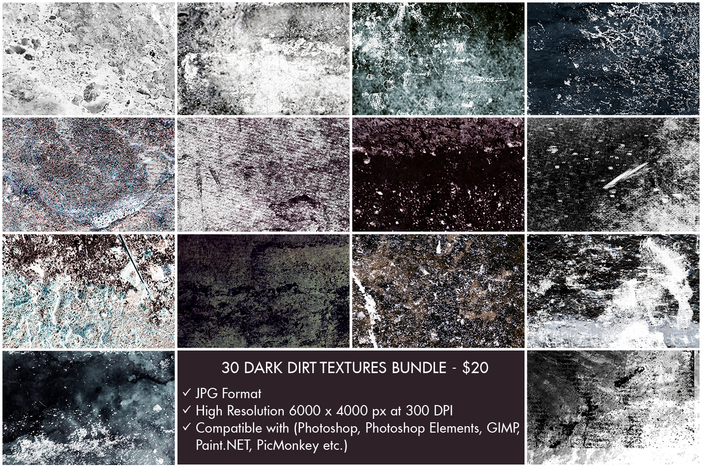 10 Dirt Textures Photoshop |Photoshop Dirt Texture – Free Pack