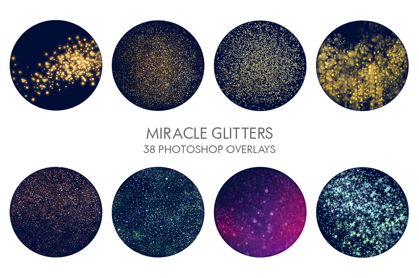 Miracle Glitter Overlay Photoshopglitter Photoshop Overlay Bundle 0288