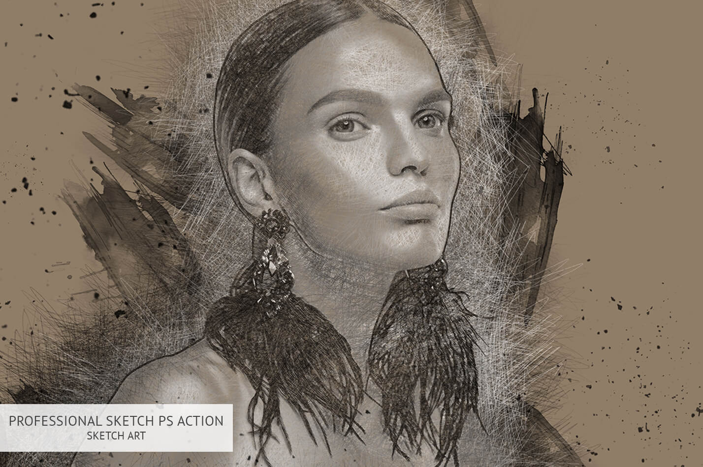 sketch art photoshop action free download