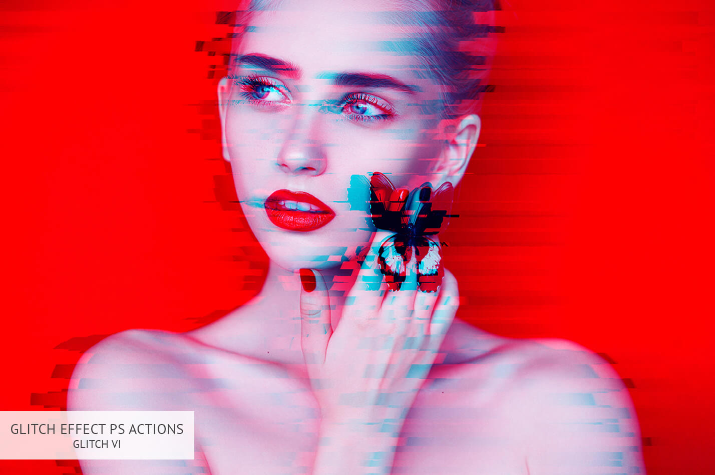 glitch photoshop action download