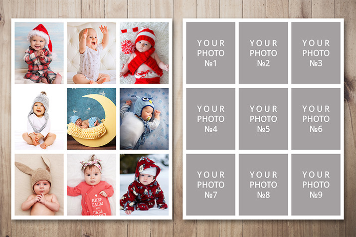 Download Free Photo Collage Template Photo Collage Template Photoshop