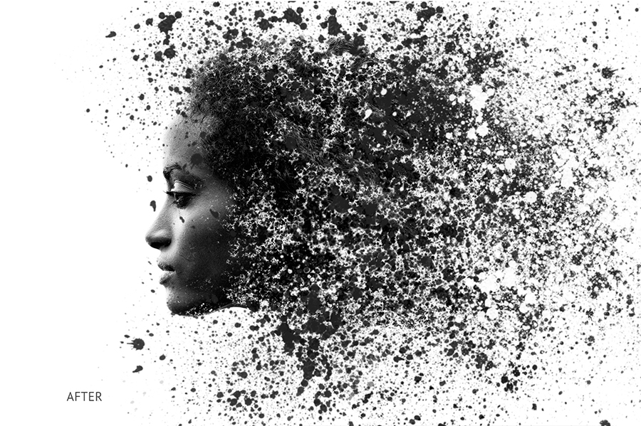 Dispersion Effect Photoshop Action