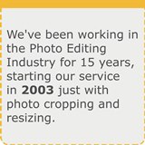 15 years of work in Photo Editing Industry
