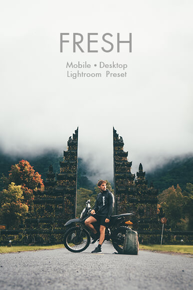 fresh lightroom mobile presets cover