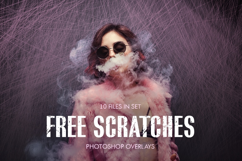 free winter overlays for photoshop poster girl