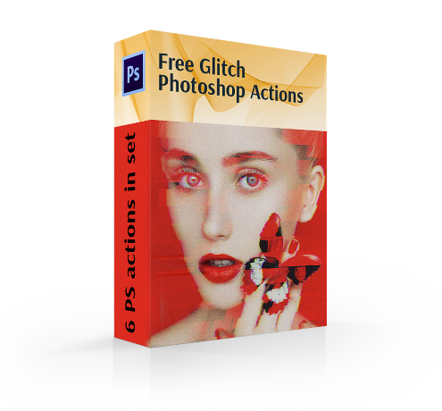 free hdr photoshop action cover box desert