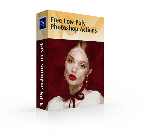 free hdr photoshop action cover box desert