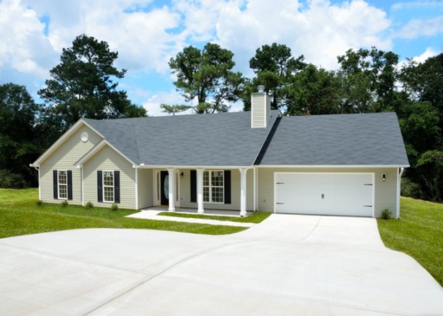 real estate photo enhancement exterior after