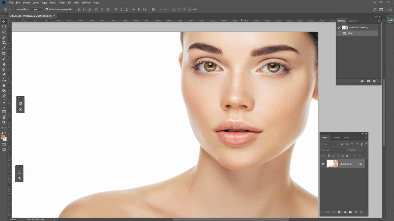 how to change eyes color in photoshop step1