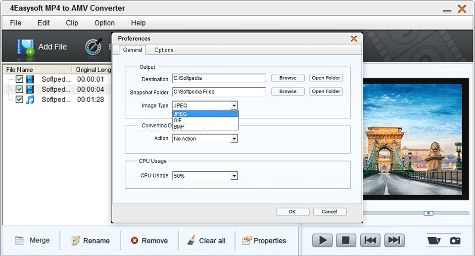 4easysoft mp4 to amv converter download interface