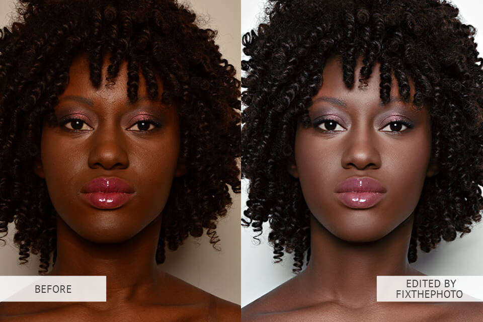 Affinity Photo frequency decomposition retouching