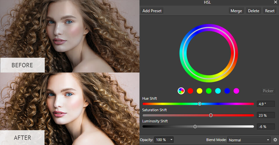 Affinity Photo photo persona