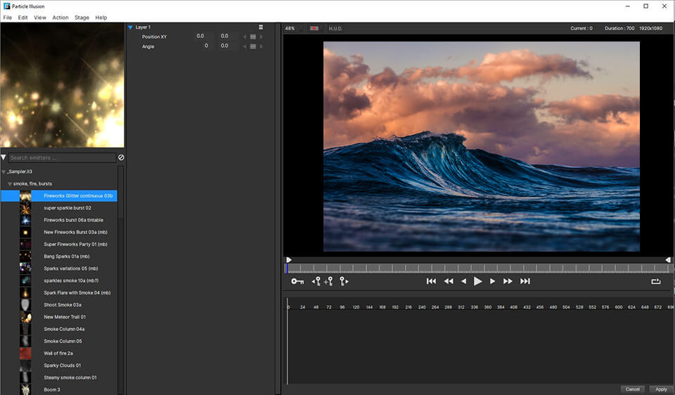 واجهة الجسيمات الوهم