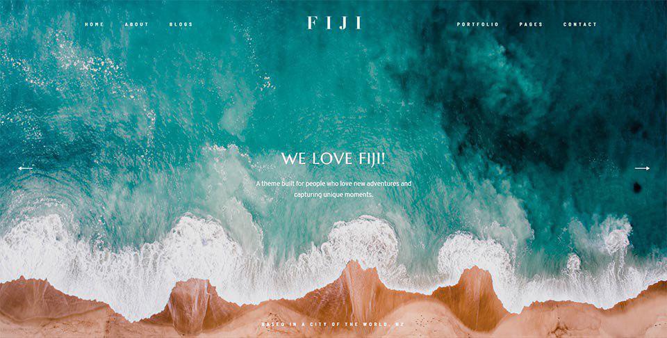 fiji wordpress theme