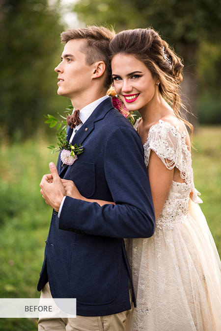 wedding photo retouching service