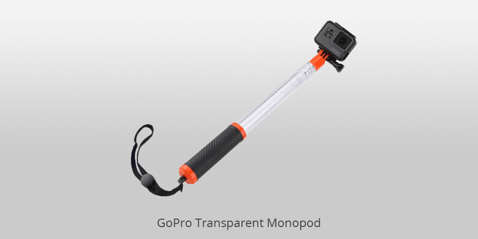 gopro tips transparent monopod