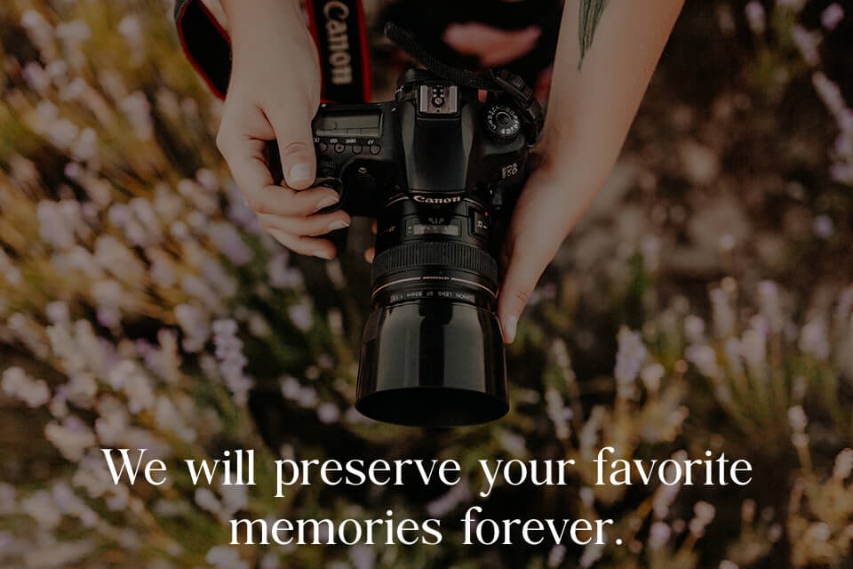 photography slogan we will preserve your favorite memories forever