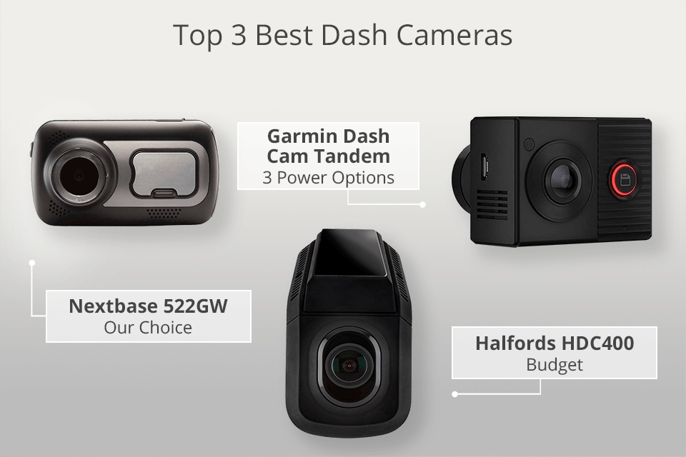 top 3 dash cameras