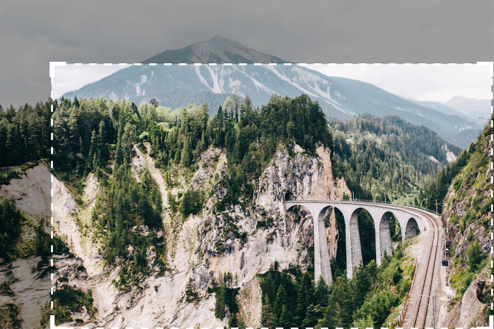 how to post process photos cropping