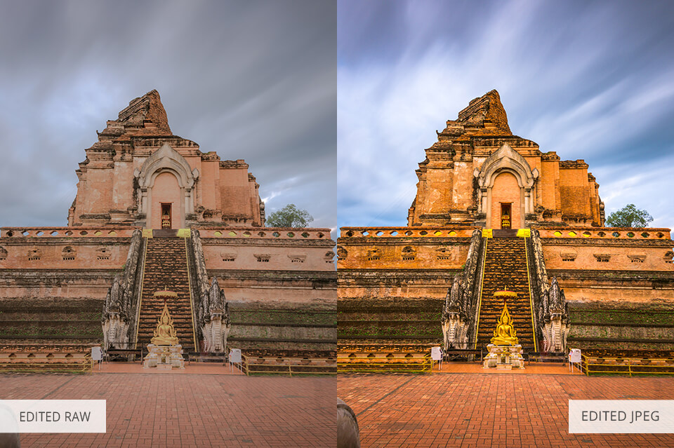 how to post process photos raw jpeg