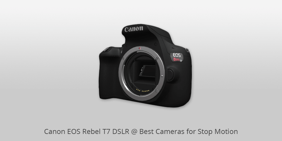 canon eos rebel t7 dslr stop motion camera