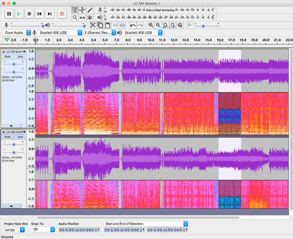 audacity interface best podcast recording software