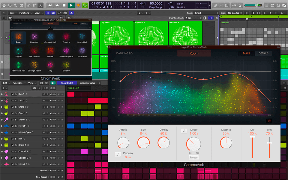 logic pro interface best podcast recording software