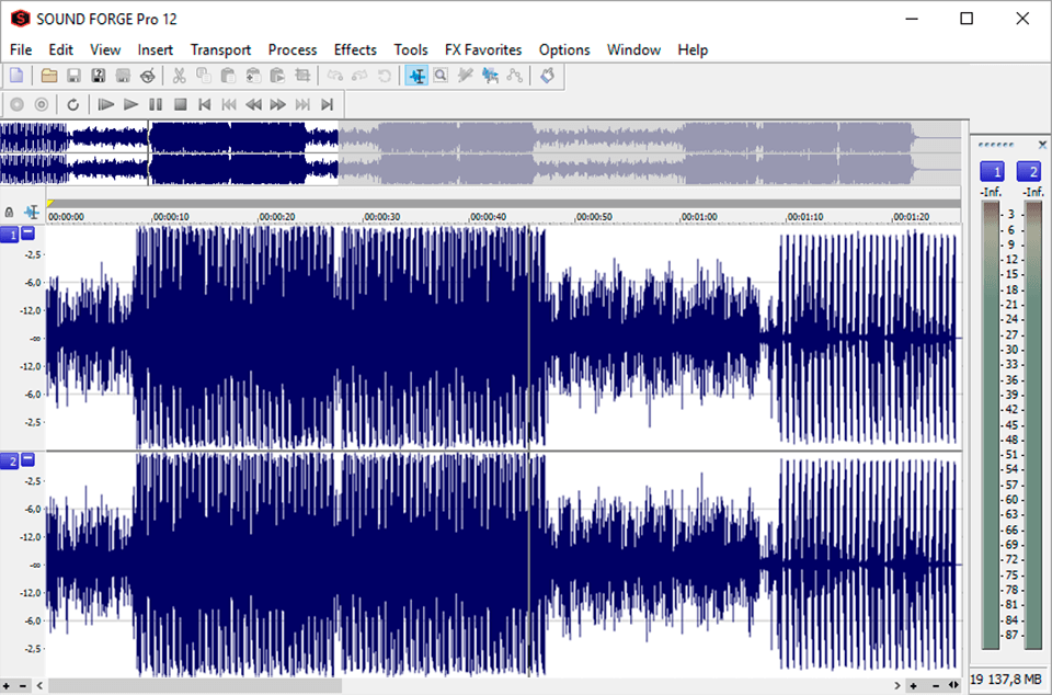 sound forge interface best podcast recording software