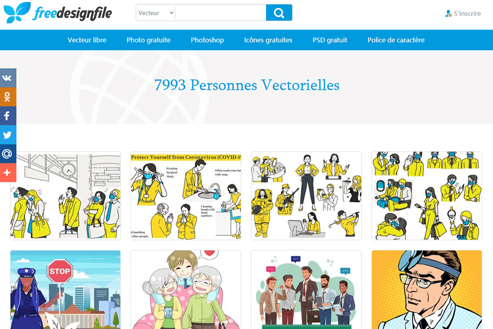 freedesignfile meilleurs sites vectoriels gratuits interface