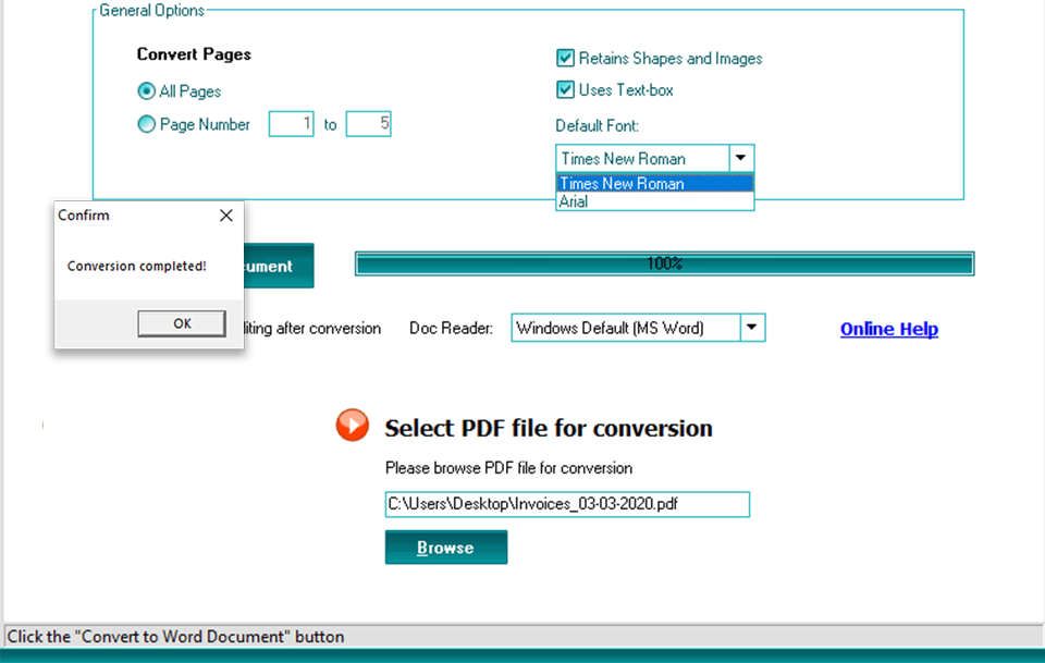 hello pdf interface