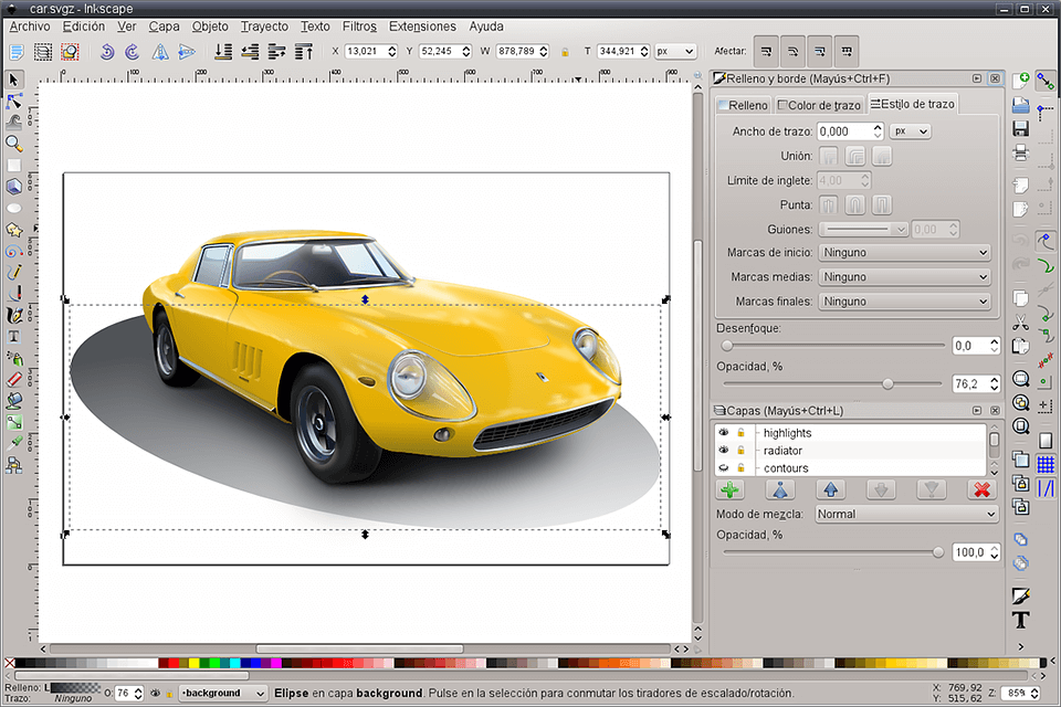 inkscape interface