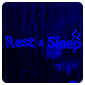 rest and sleep vrchat world logo
