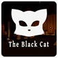 the black cat vrchat world logo