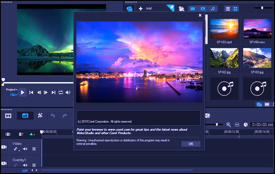 corel videostudio ultimate 2019 download interface