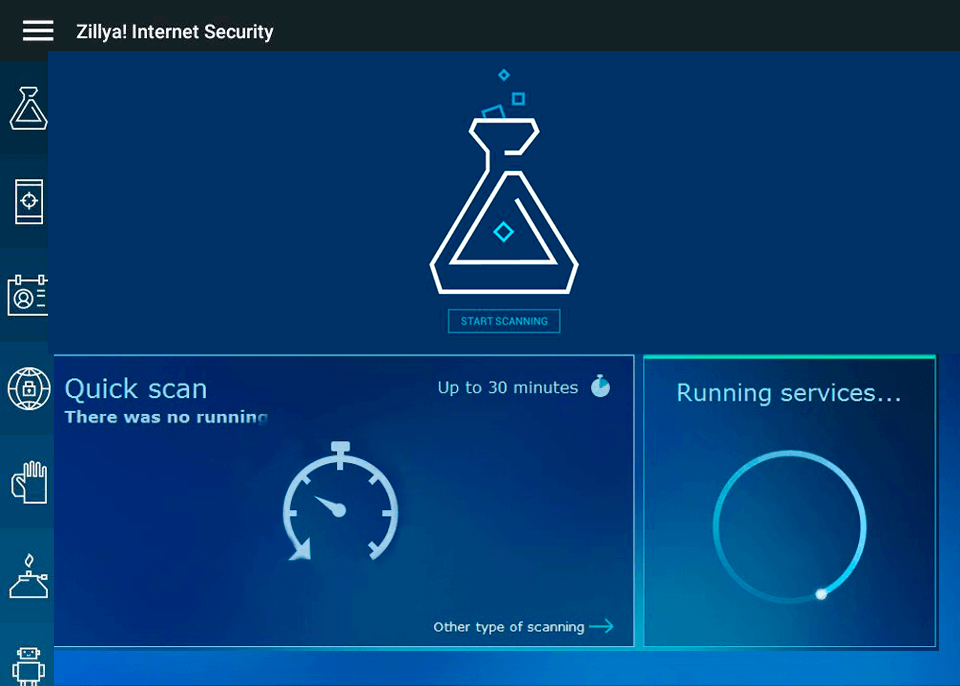 zillya antivirus download interface