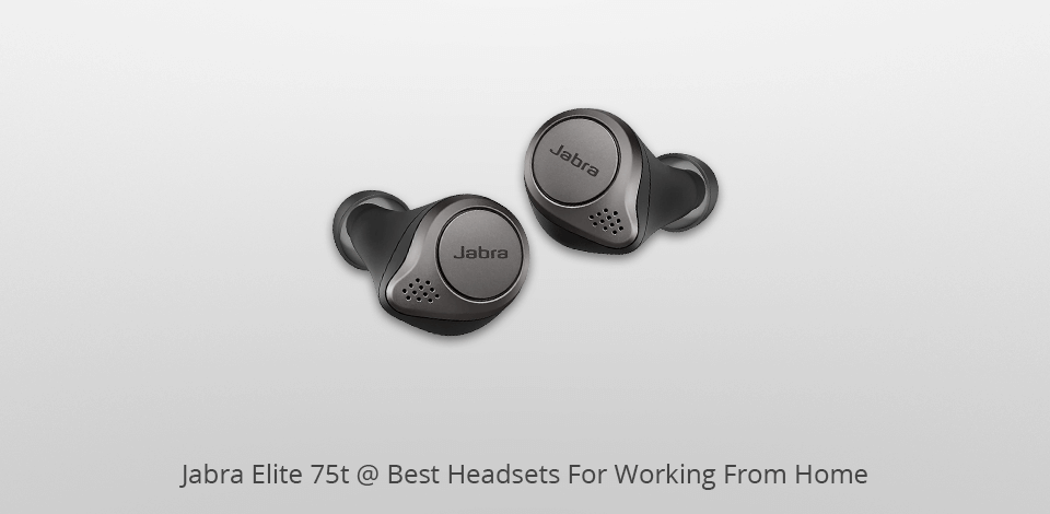 jabra elite 75t headset for working from home