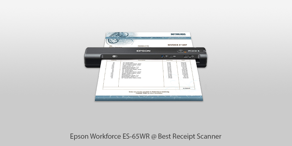 receipt scanner epson workforce es-65wr