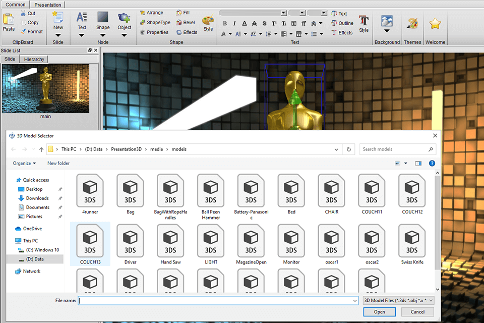 aurora 3d presentation lots of templates