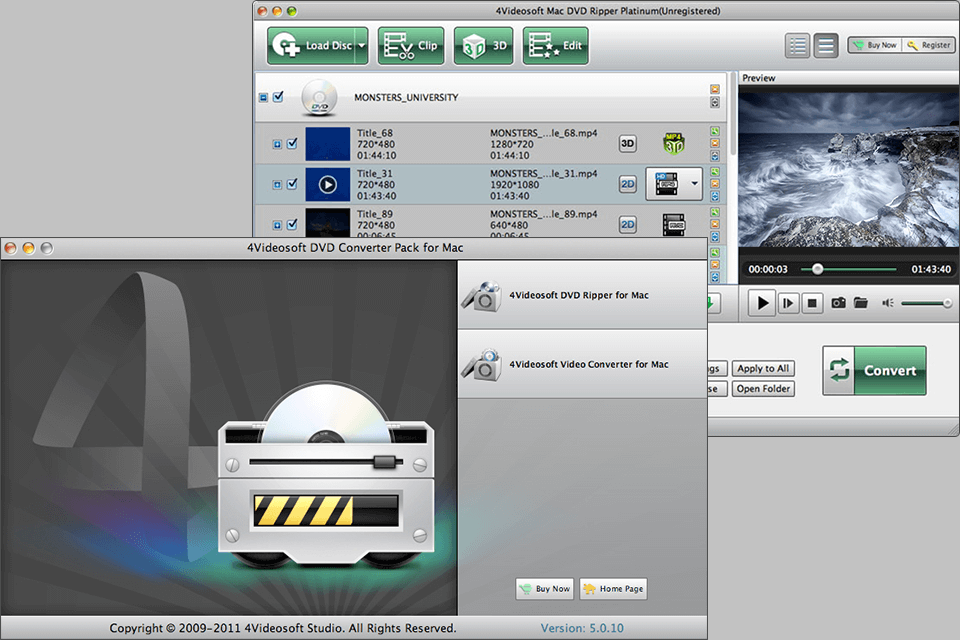 4videosoft dvd copy software for mac interface