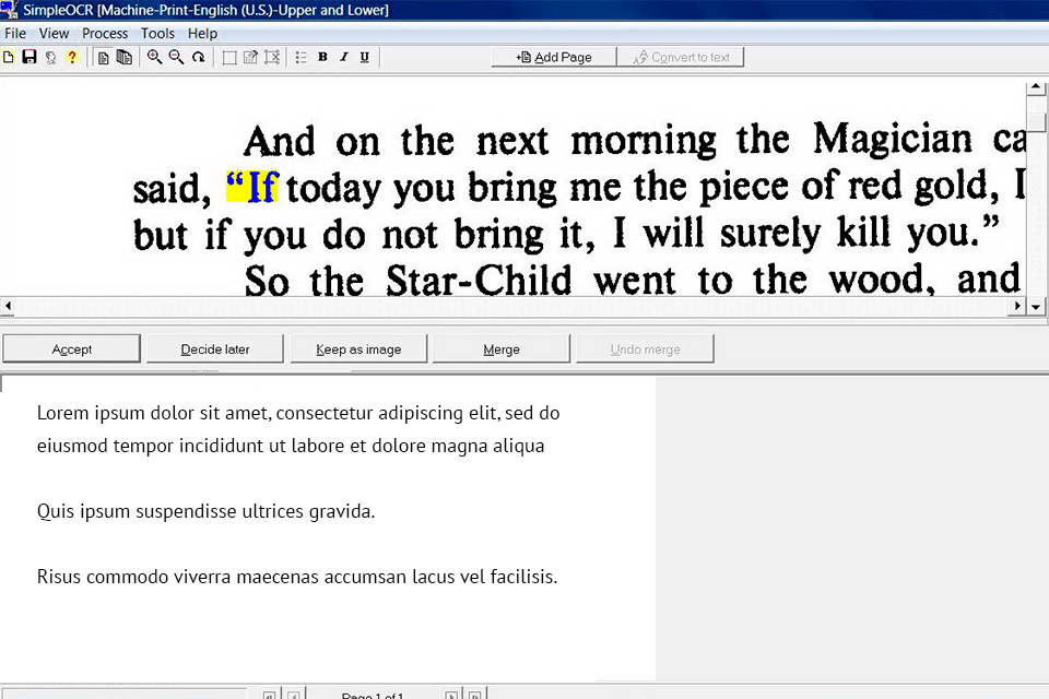 برنامج Simpleocr أفضل برنامج OCR لواجهة Windows 10