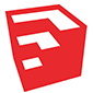 sketchup 3d modeling software for unity logo