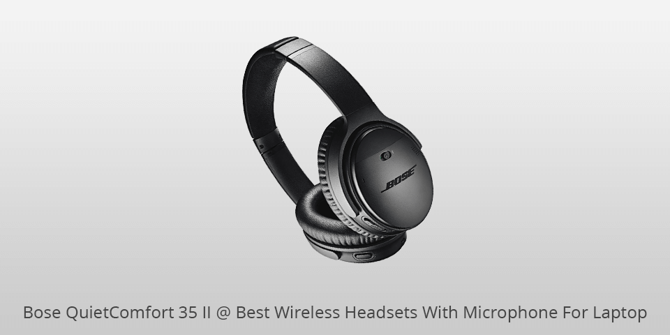 bose quietcomfort 35 ii wireless headsets with microphone for laptop
