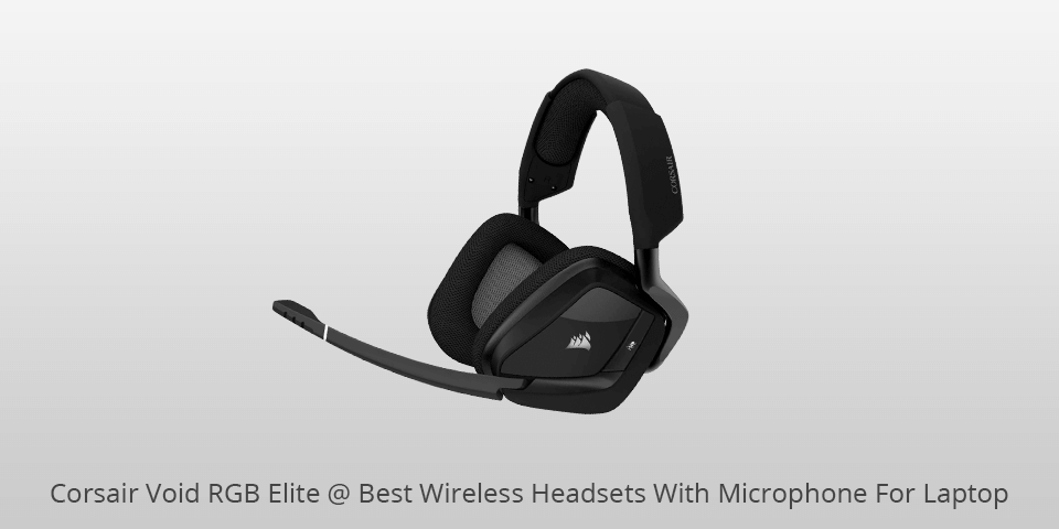 corsair void rgb elite wireless headsets with microphone for laptop