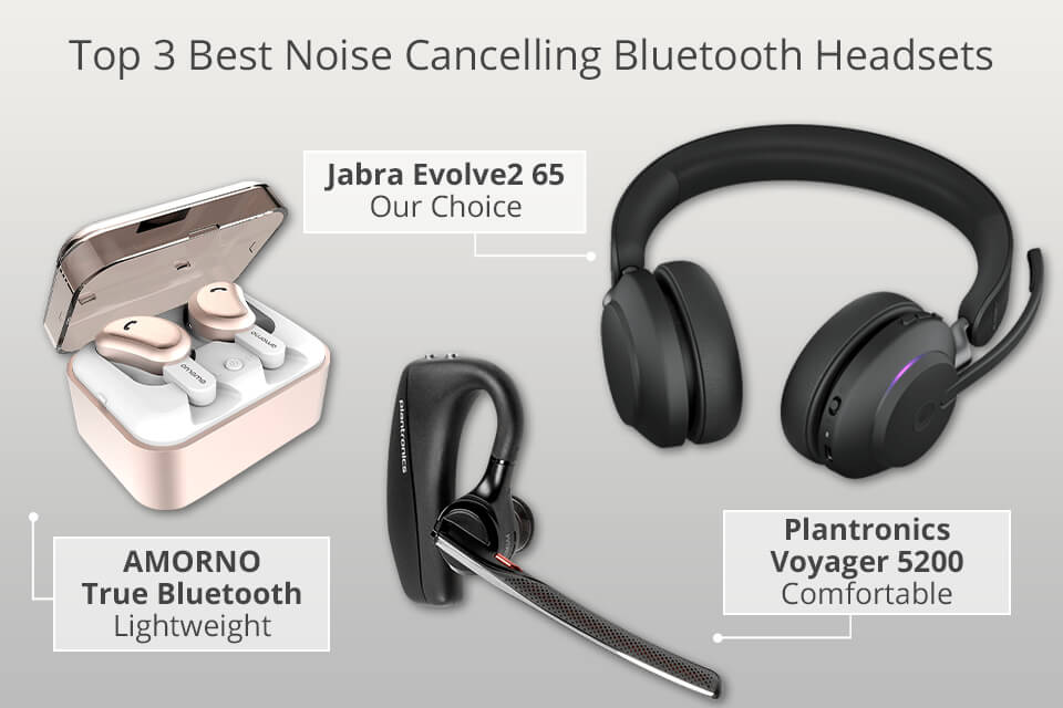 best noise cancelling bluetooth headset