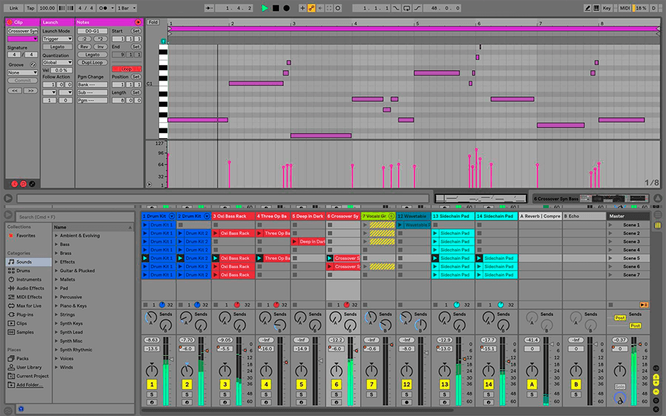 ableton live dubstep maker software interface